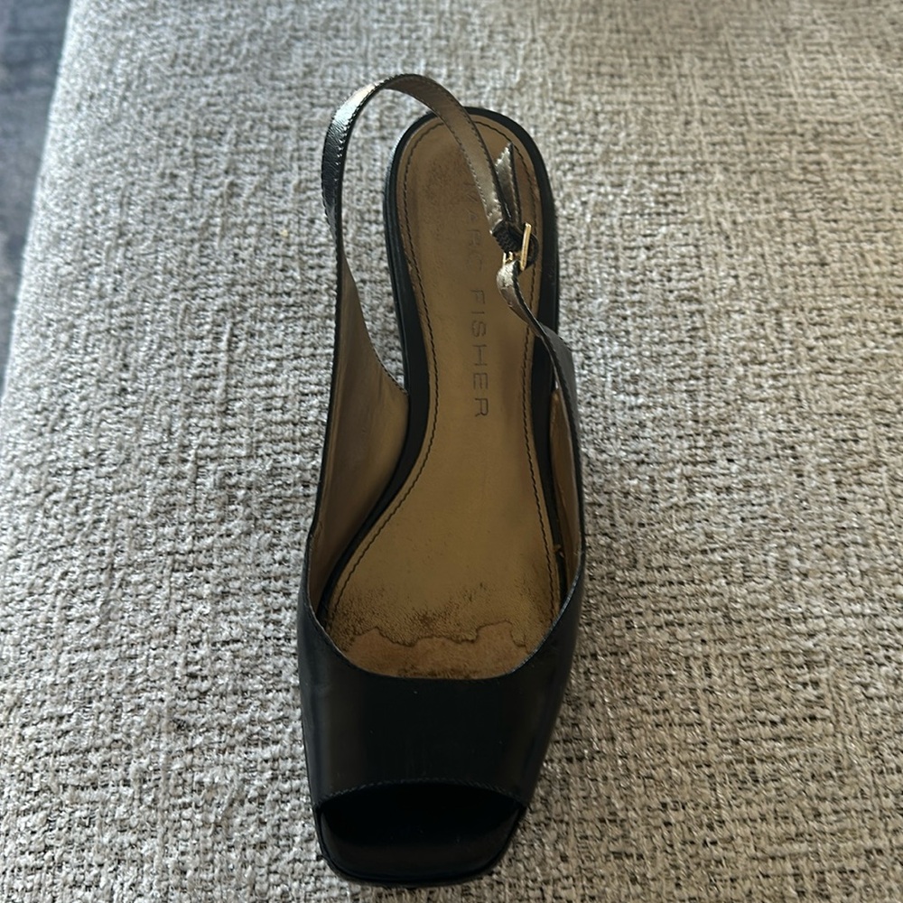 Sexy black wedge